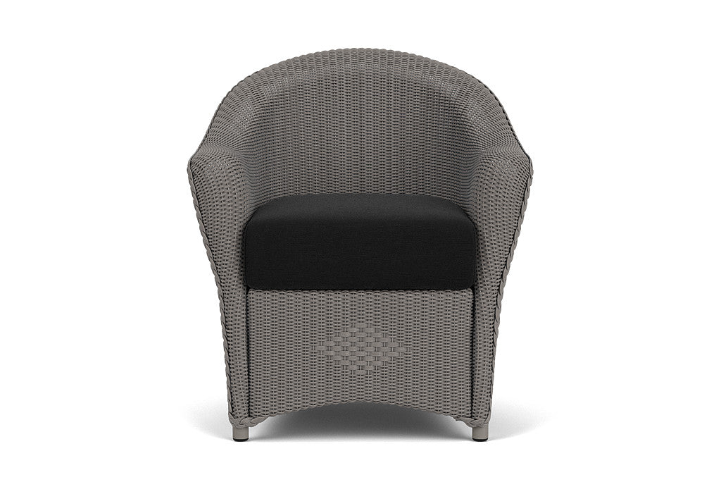 Lloyd Flanders Reflections Dining Armchair — Pewter / Canvas Black — manufacturer configuration [67823027880030]