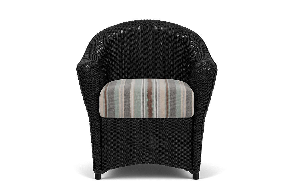 Lloyd Flanders Reflections Dining Armchair — Ebony / Lima Heron — manufacturer configuration [67823026536542]