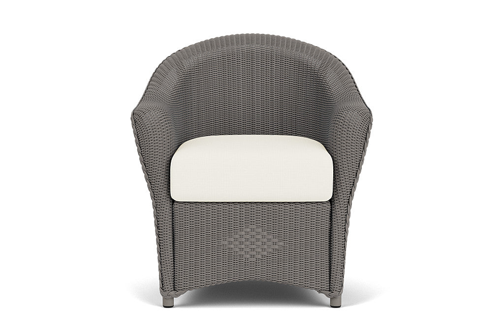 Lloyd Flanders Reflections Dining Armchair — Pewter / Sailcloth Salt — manufacturer configuration [67823027552350]