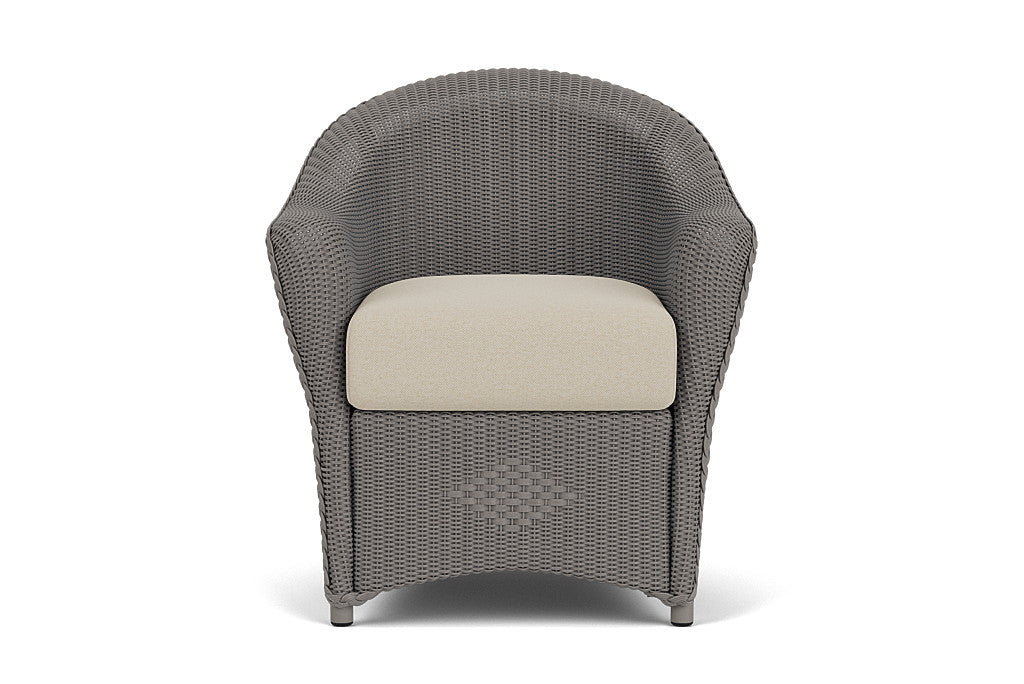 Lloyd Flanders Reflections Dining Armchair — Pewter / Rumba Straw — manufacturer configuration [67823027486814]