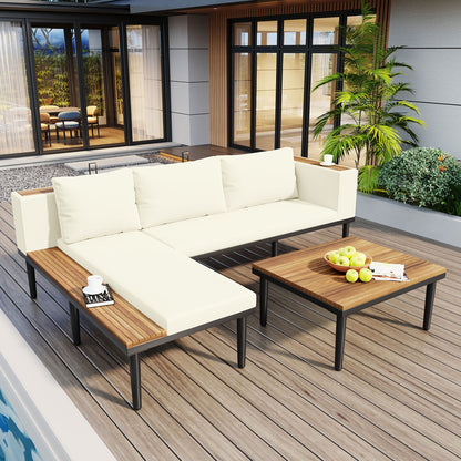 Luxury Patio Furniture Set with Removable Cushions