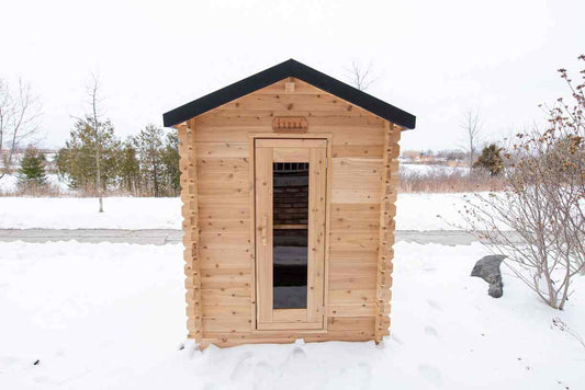 Leisurecraft CT Granby Cabin — supplier photo; optional equipment may be shown