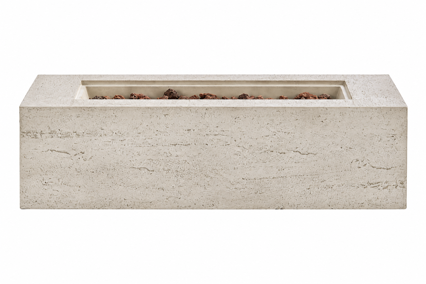 U_STYLE Outdoor Rectangular Propane Fire Pit 41.9" 40000 BTU