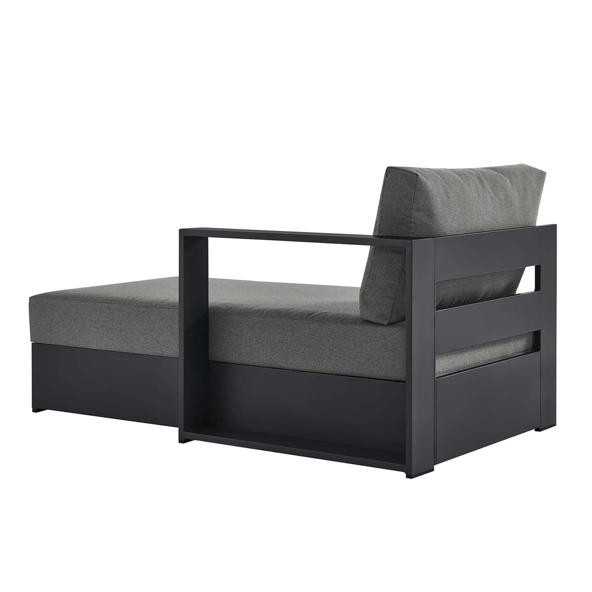 Tahoe Outdoor Patio Powder-Coated Aluminum Right-Facing Chaise Lounge