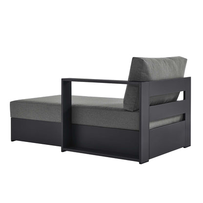 Tahoe Outdoor Patio Powder-Coated Aluminum Right-Facing Chaise Lounge