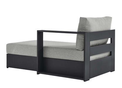 Tahoe Outdoor Patio Powder-Coated Aluminum Right-Facing Chaise Lounge