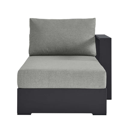 Tahoe Outdoor Patio Powder-Coated Aluminum Right-Facing Chaise Lounge