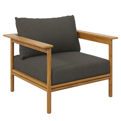 Wren 4-Piece Outdoor Patio Teak Wood Furniture Set by Modway