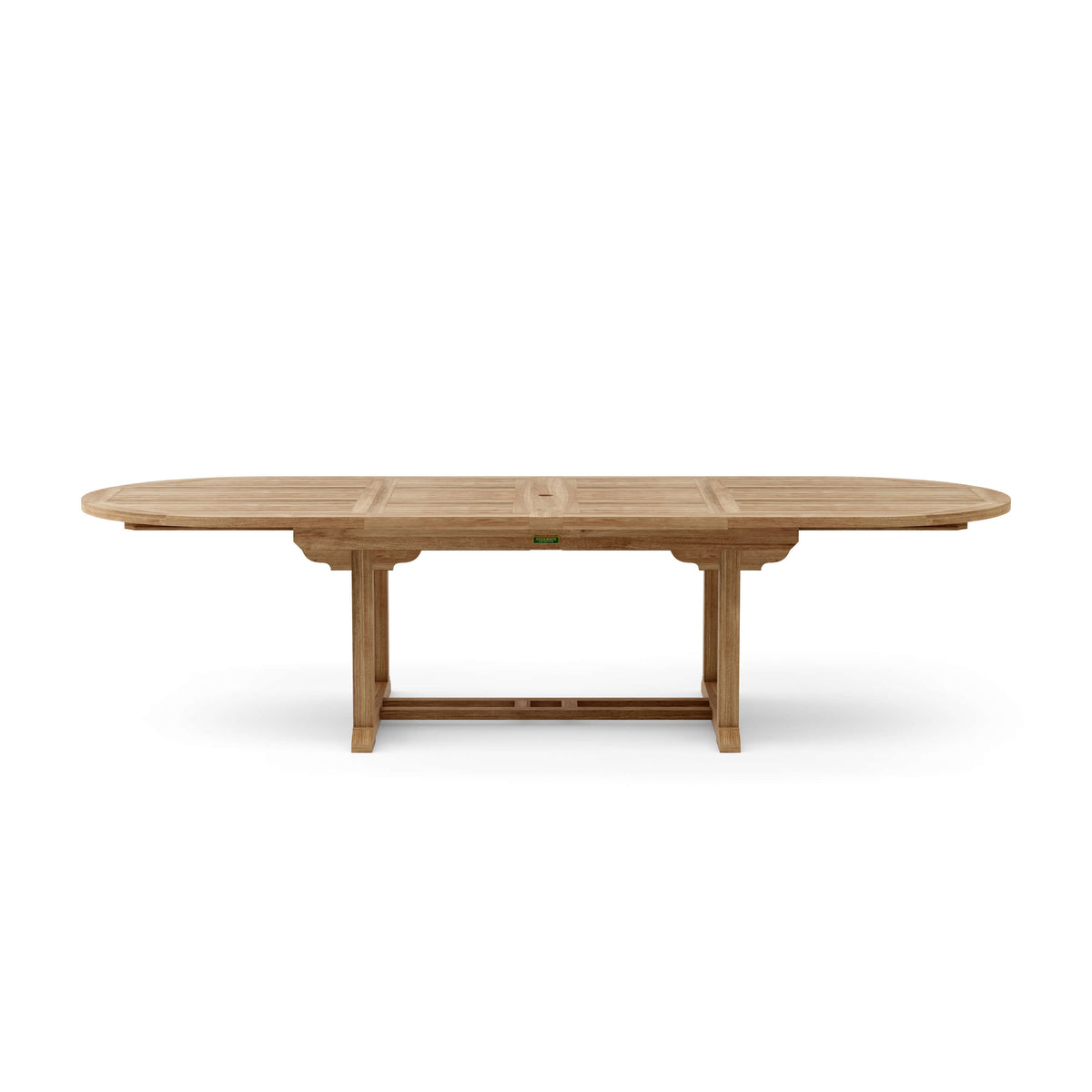 BAHAMA 117″ OVAL DOUBLE EXTENSION TABLE EXTRA THICK
