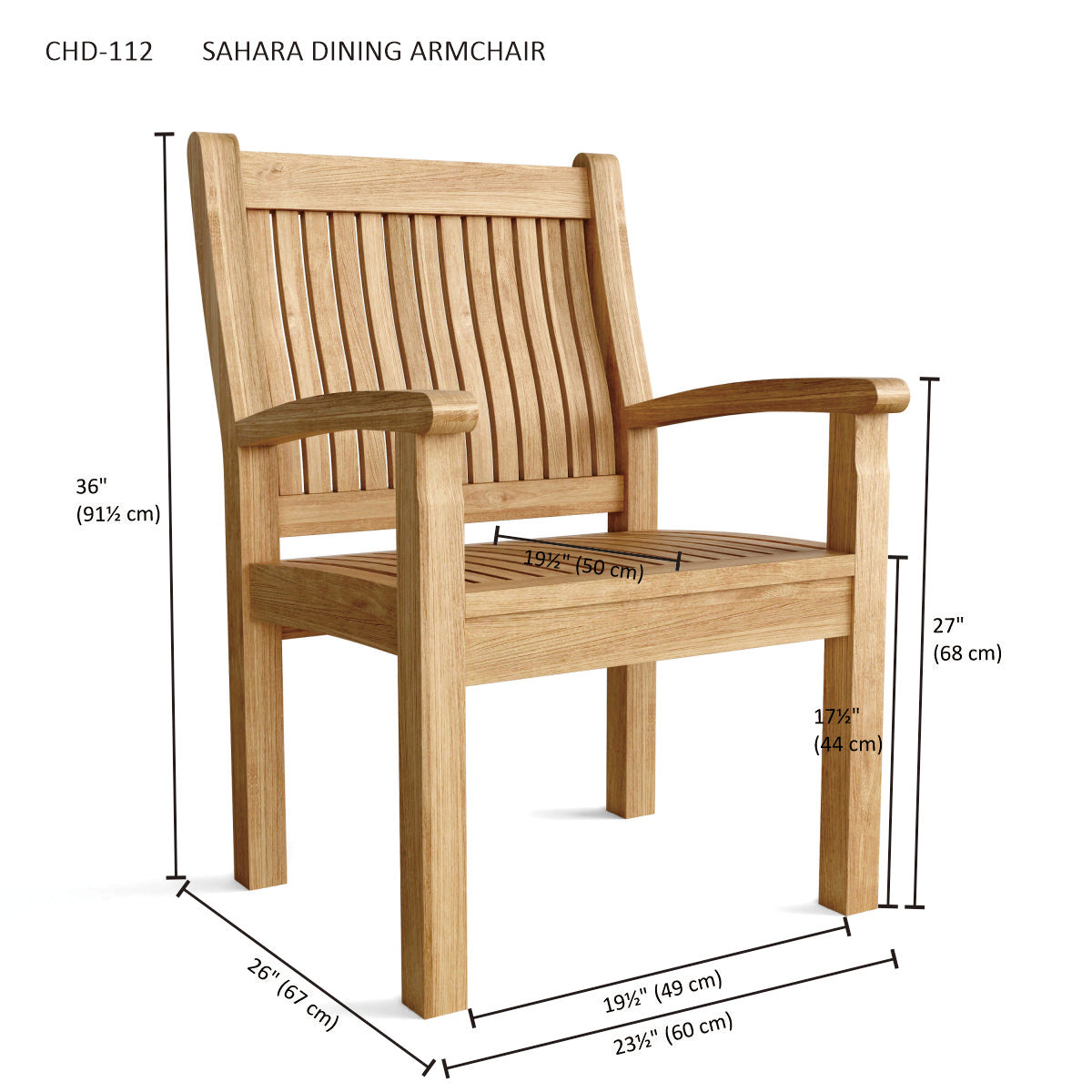 SAHARA DINING ARMCHAIR