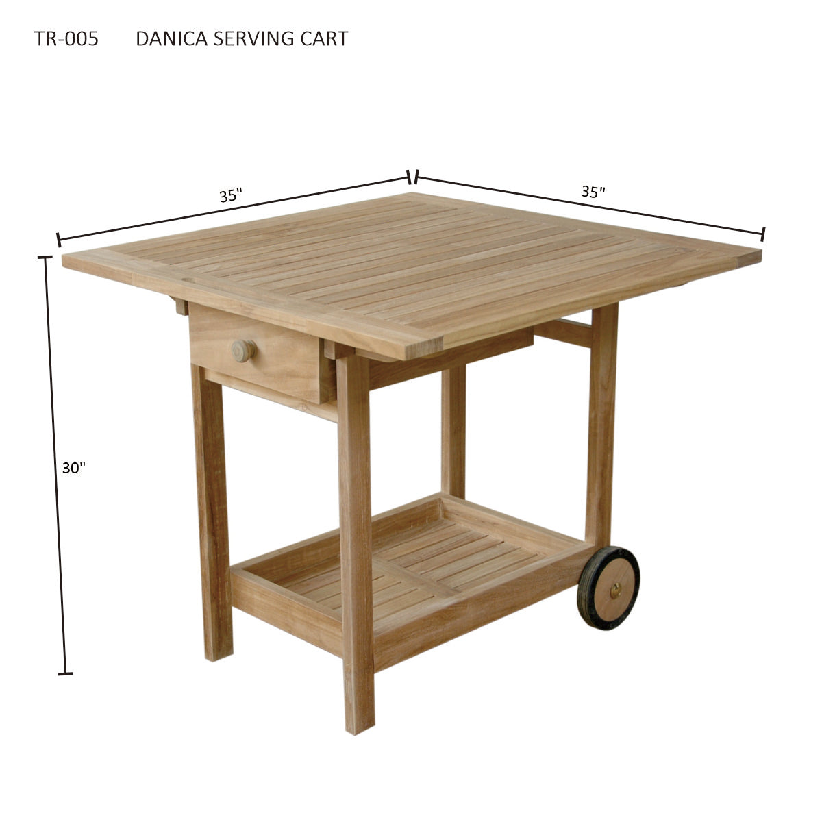 DANICA SERVING CART