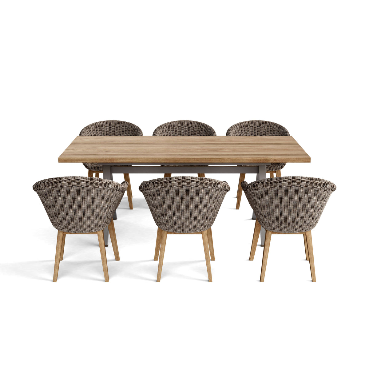 SET-39A ALURA PADUA DINING TABLE 7-PC SET
