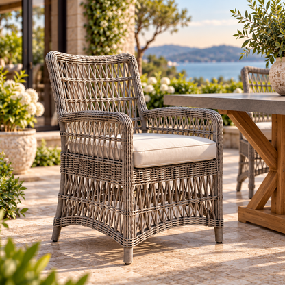 Lloyd Flanders Mackinac Dining Armchair