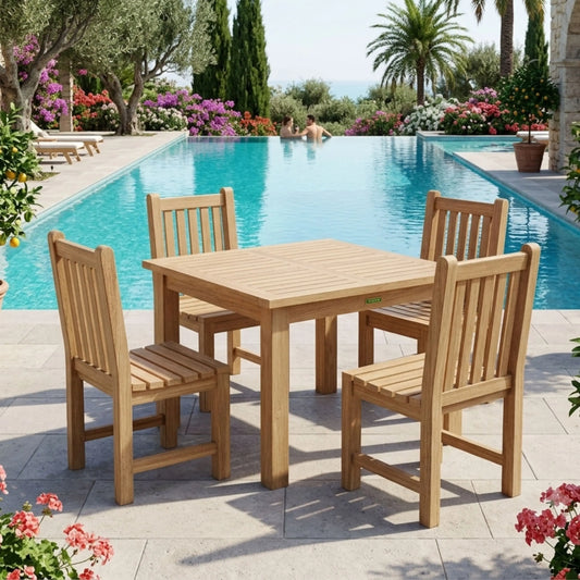 Anderson Teak Montage Braxton I 5-Piece Teak Dining Set — supplier product photograph 1