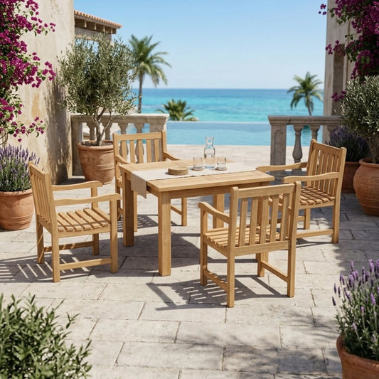 Anderson Teak Montage Braxton II 5-Piece Teak Dining Set — supplier product photograph 1