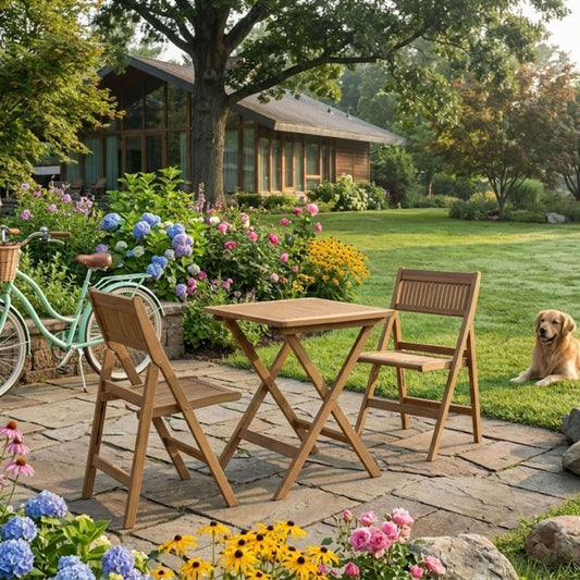 Anderson Teak Windsor 3-Piece Folding Bistro Set
