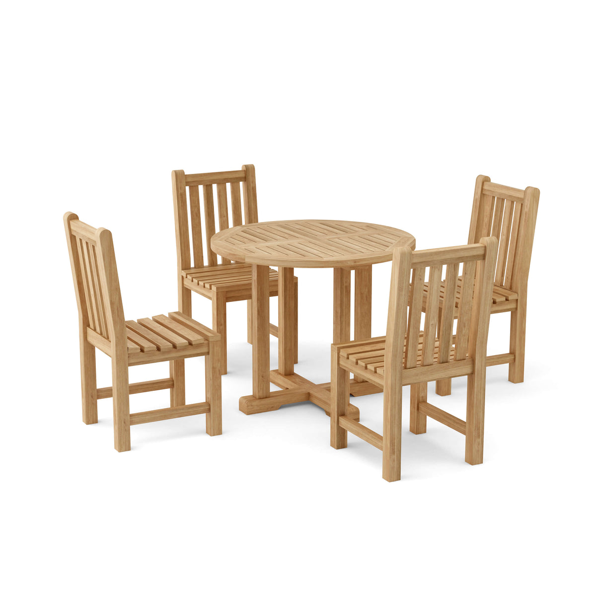 Anderson Teak Montage Braxton 5-Piece Round Teak Bistro Set — supplier product photograph 5