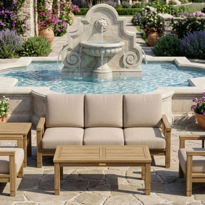 Anderson Teak SouthBay 5-Piece Teak Sofa Conversation Set — supplier product photograph 3