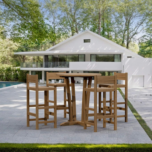 Anderson Teak Descanso Sedona 5-Piece Teak Bar Set — supplier product photograph 2