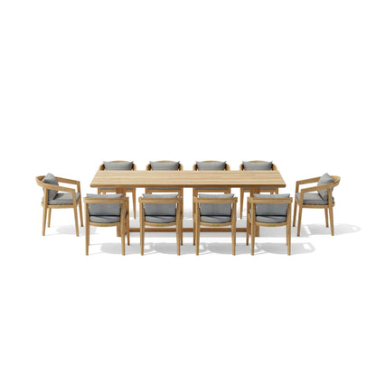 Anderson Teak Toscana 11-Piece Teak Dining Set for 10 — supplier product photograph 10