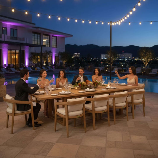 Anderson Teak Toscana 11-Piece Teak Dining Set for 10 — supplier product photograph 9