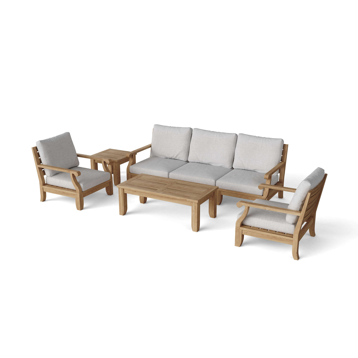 Anderson Teak Riviera 7-Piece Modular Teak Conversation Set — supplier product photograph 7