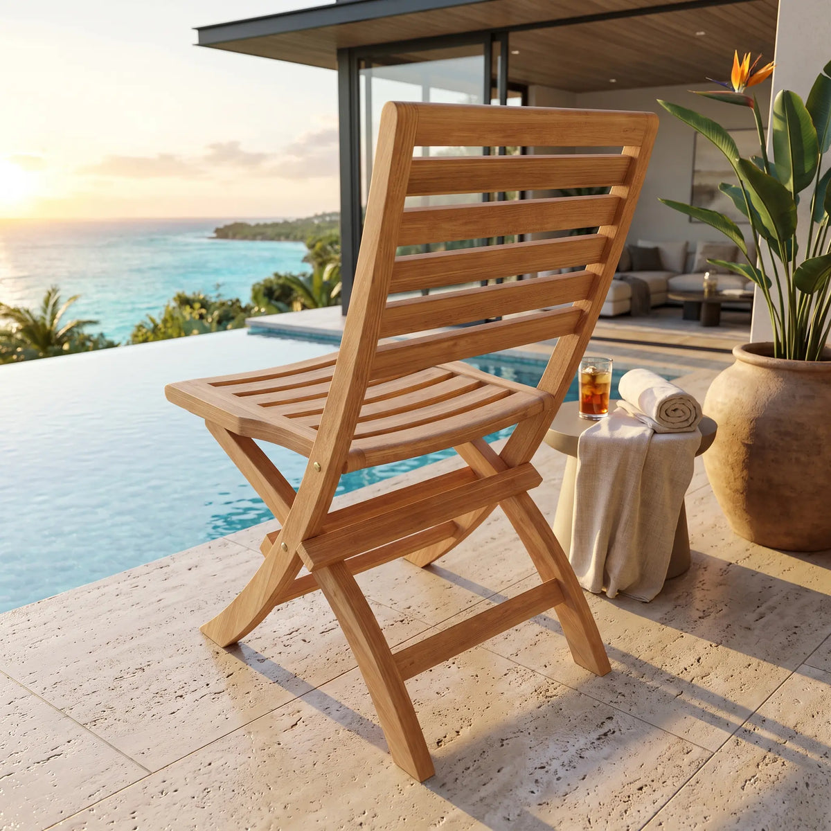 ANDREW FOLDING CHAIR (2-PC)