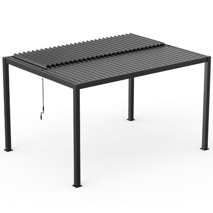 10x19 Louver Pergola Aluminium Frame & Louvers