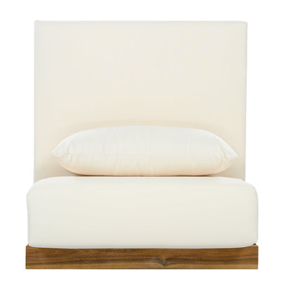 Oversized Outdoor 2-Piece Chat Set with Club Chair and Side Table