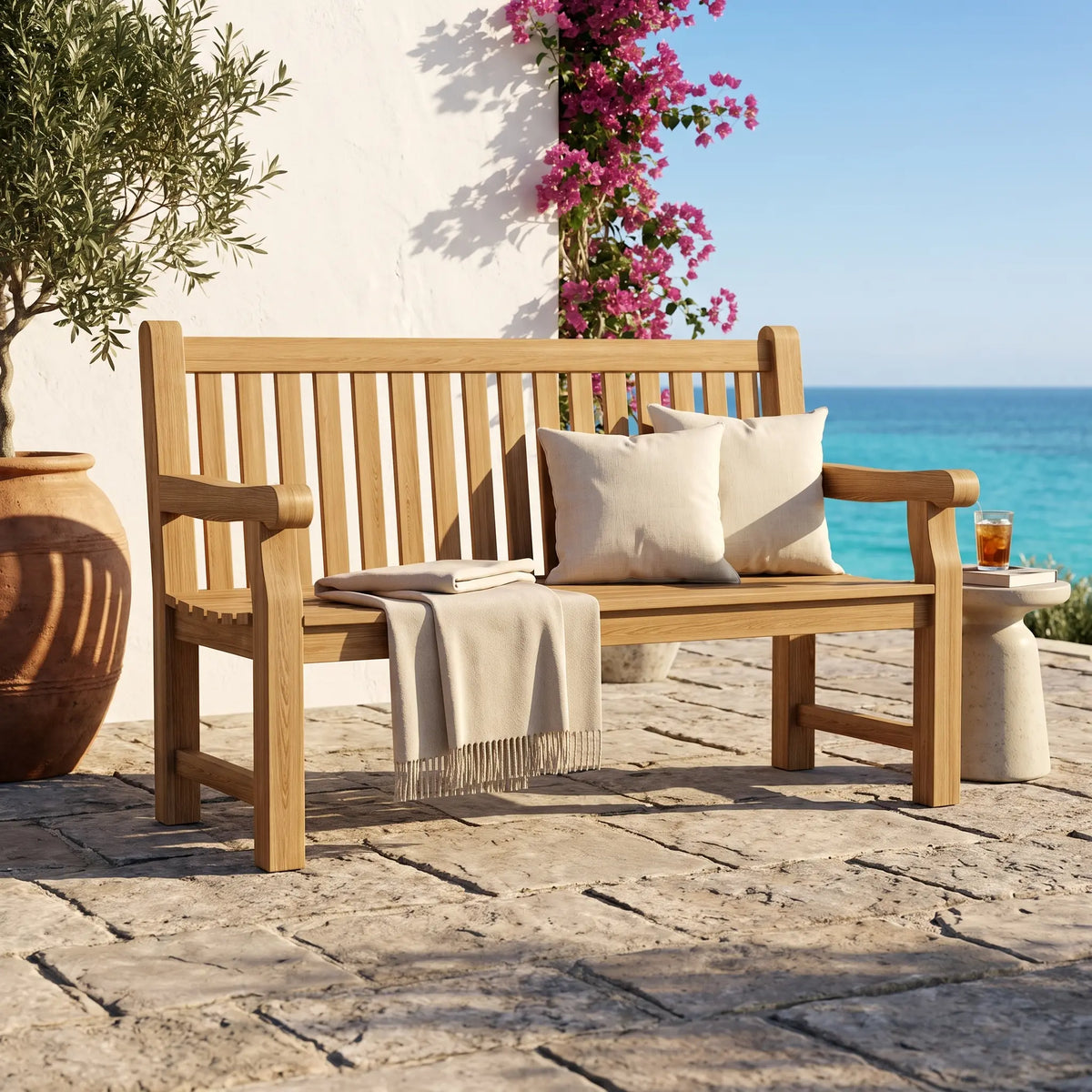 DEVONSHIRE 3-SEATER EXTRA THICK BENCH