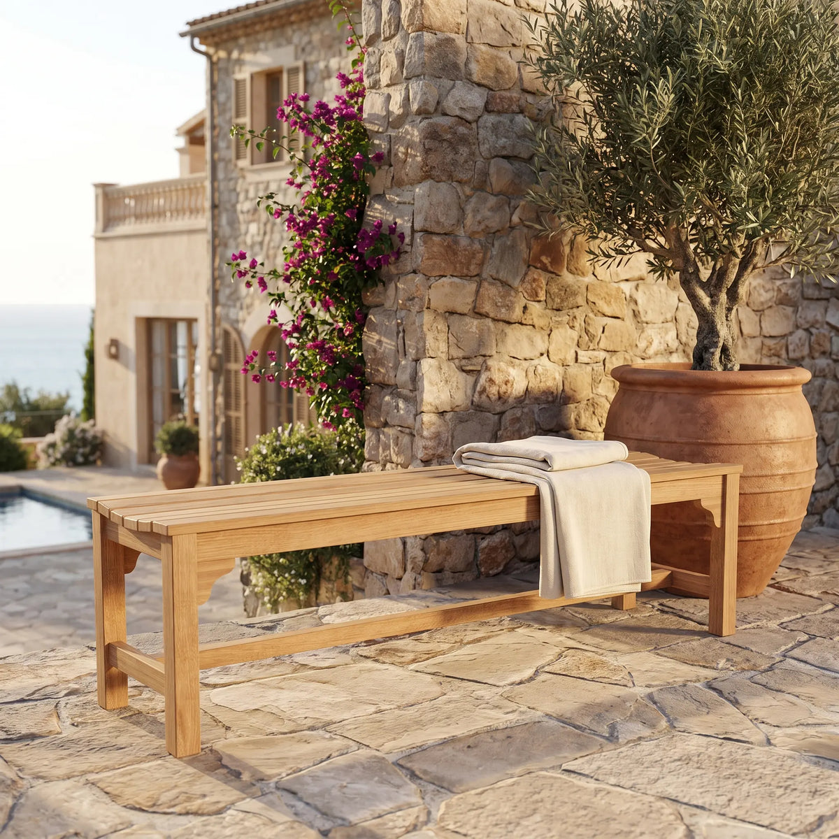 HAMPTON 63″ BACKLESS BENCH