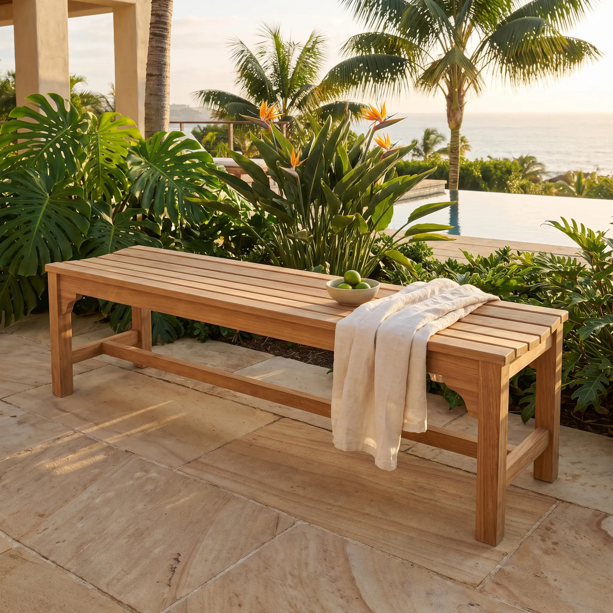 HAMPTON 63″ BACKLESS BENCH