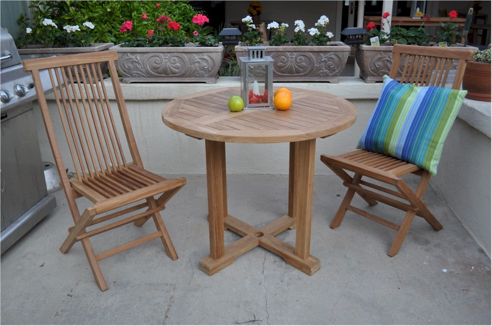 MONTAGE BRISTOL 3-PC DINING TABLE SET.