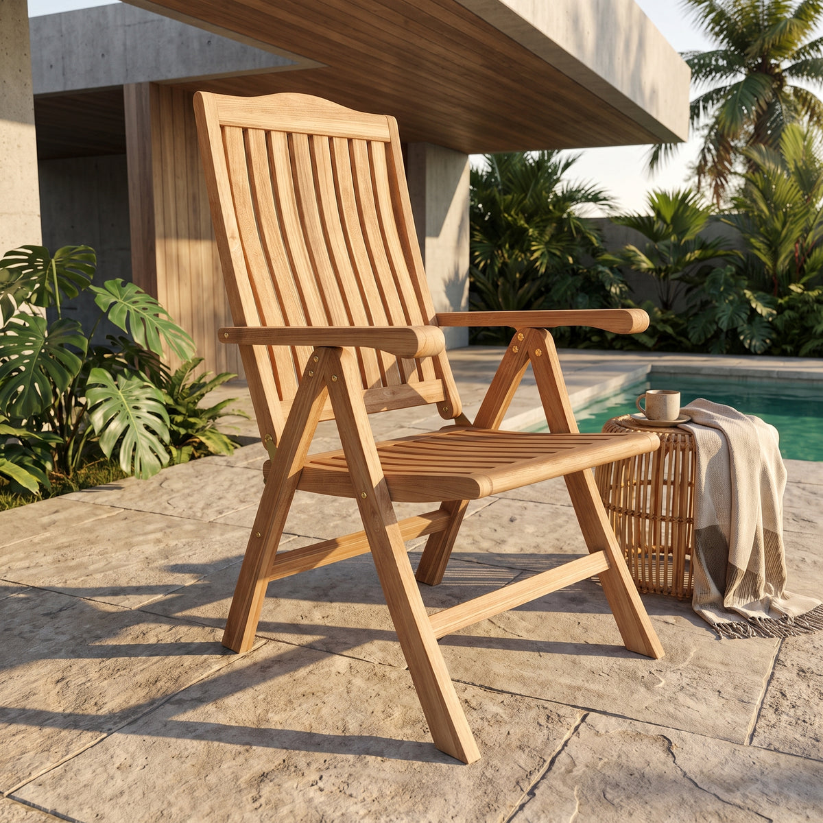 KATANA 5-POSITION RECLINING FOLDING ARMCHAIR