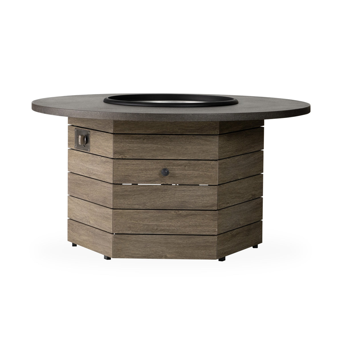 Lloyd Flanders Frontier 48" Hexagonal Fire Table
