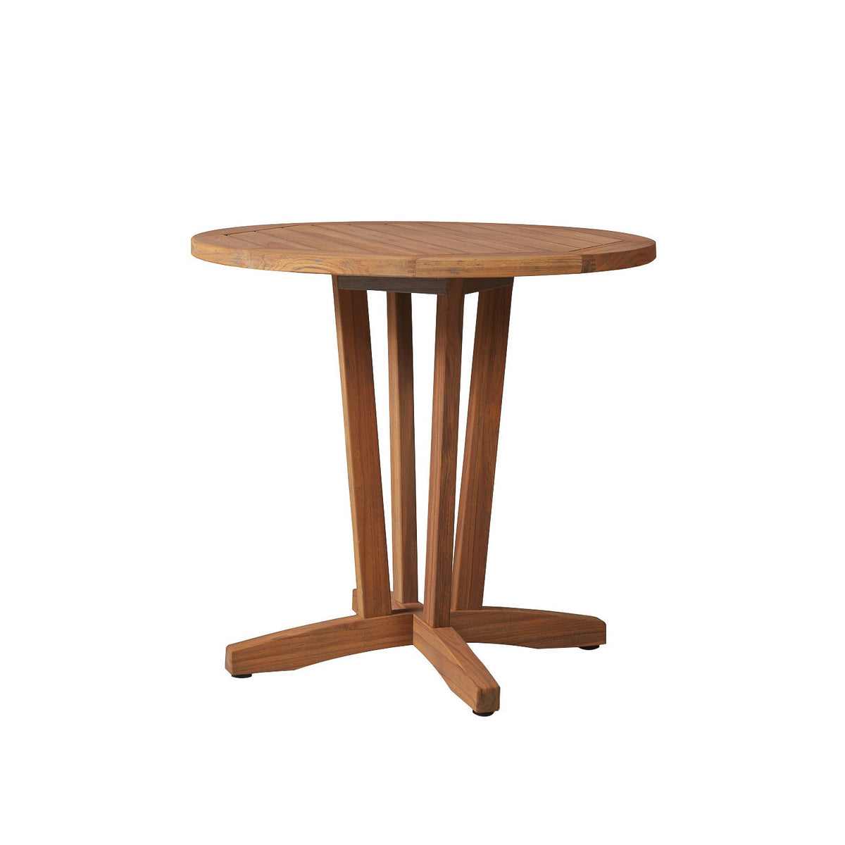 Lloyd Flanders Teak 30" Round Bistro Table