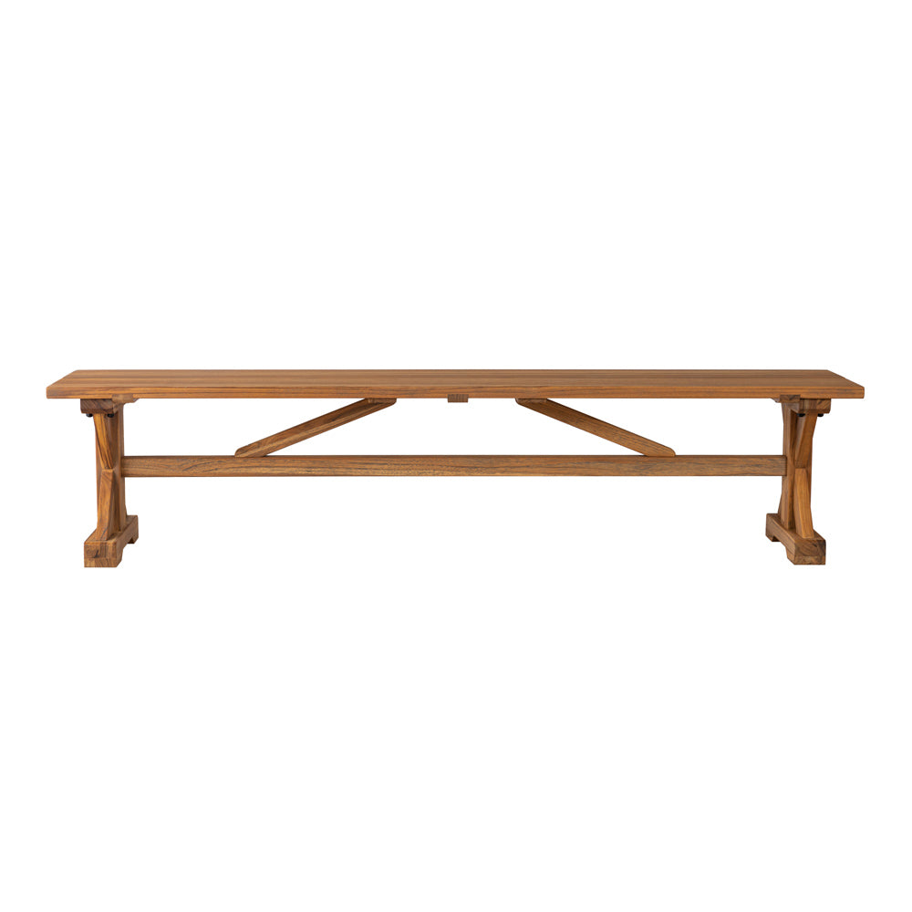 Lloyd Flanders Teak 79" Dining Bench — manufacturer product view 2