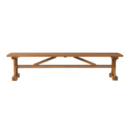 Lloyd Flanders Teak 79" Dining Bench — manufacturer product view 2