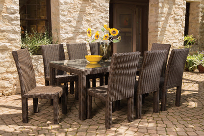 Lloyd Flanders Mesa 72" Rectangular Umbrella Dining Table — manufacturer product view 3