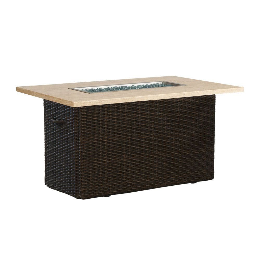 Lloyd Flanders Mesa 52" Rectangular Fire Table — manufacturer product view 1
