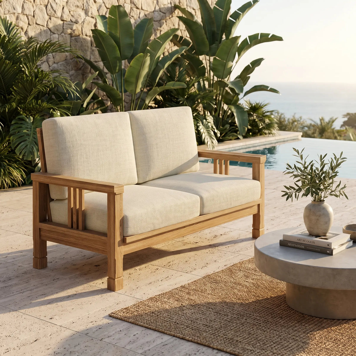 SOUTHBAY DEEP SEATING LOVESEAT