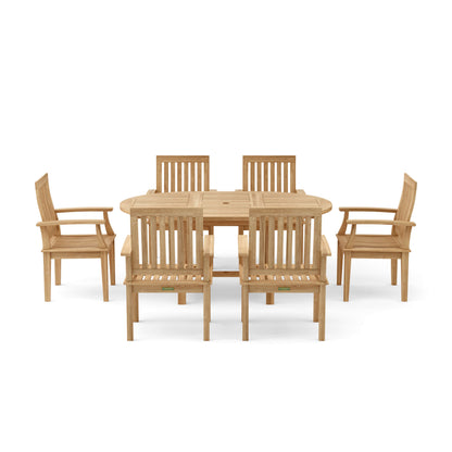 SET-119A 7-pcs Bahama Dining Table Set