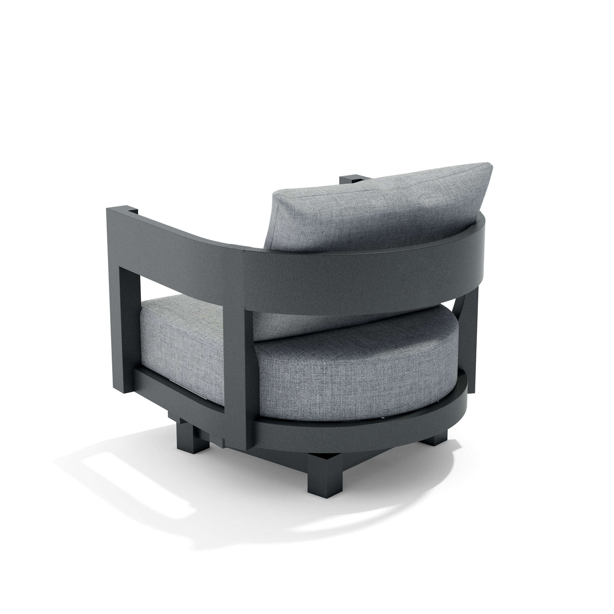 CORONADO ALUMINUM SWIVEL ARMCHAIR