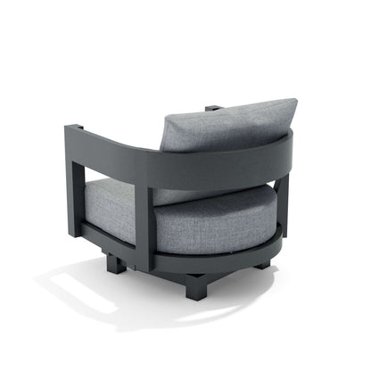 CORONADO ALUMINUM SWIVEL ARMCHAIR